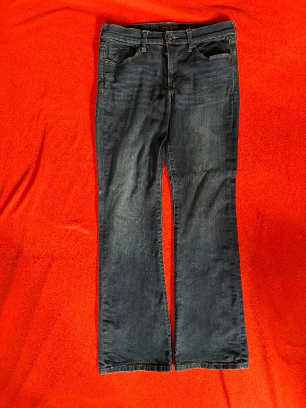 Banana Republic Dark Denim Slim Boot Cut Jeans - 28/6 Petite